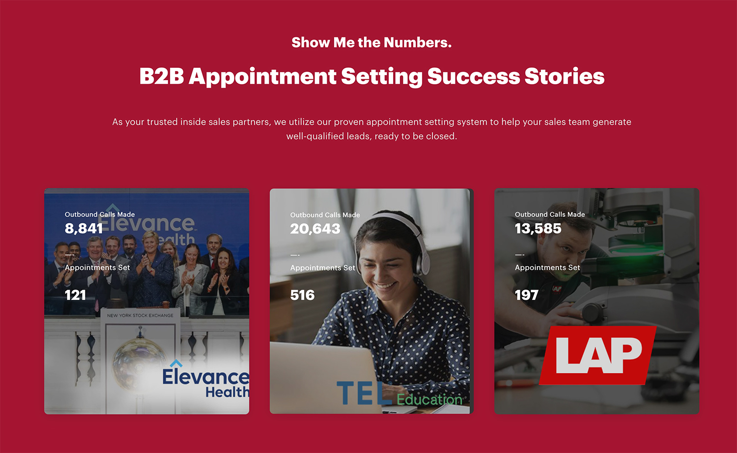 Appointment Setting Results