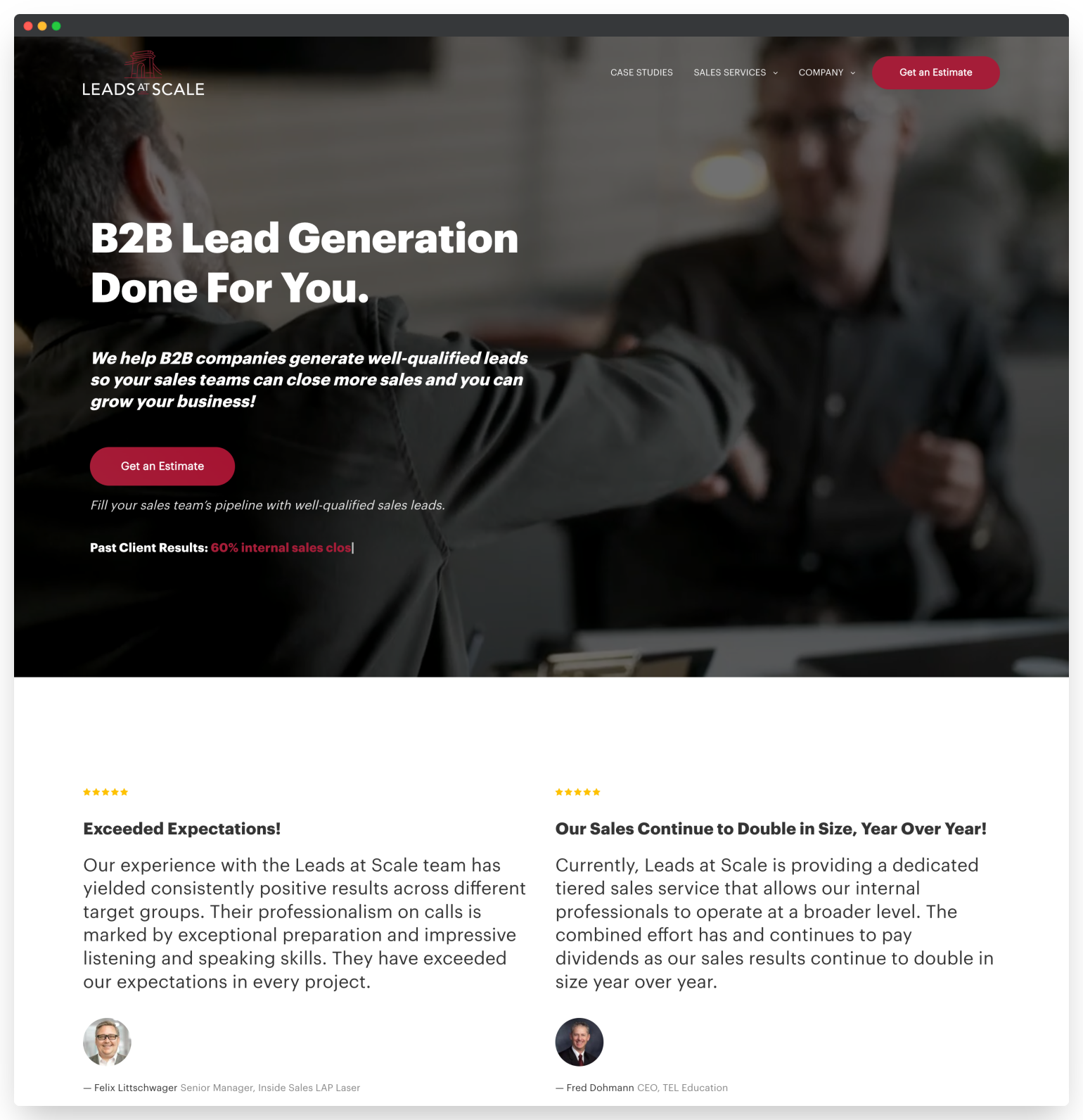 Leads at Scale