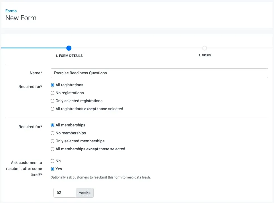 image of a new safety form