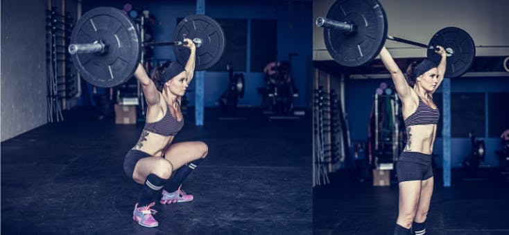 overhead squats