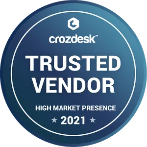 trusted vendor crozdesk badge