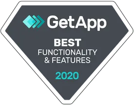 getapp leader badge for functionality and features