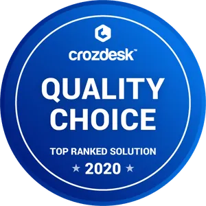 crozdesk quality and choice badge