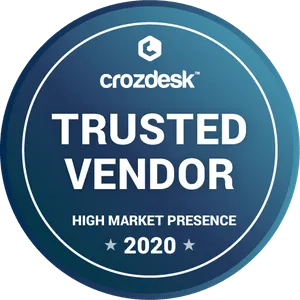crozdesk trusted vendor badge