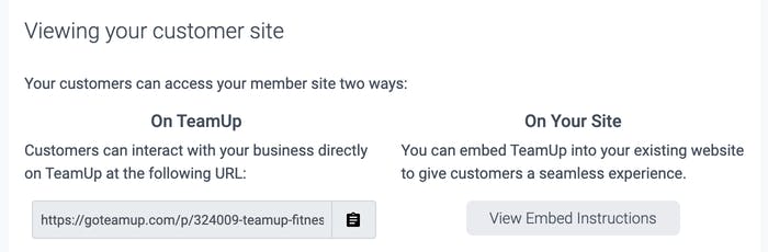 The ways customers can view Clare's website