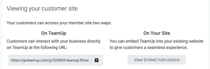 The ways customers can view Clare's website