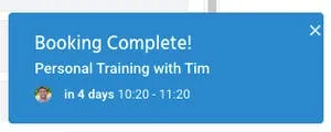 appointment confirmation