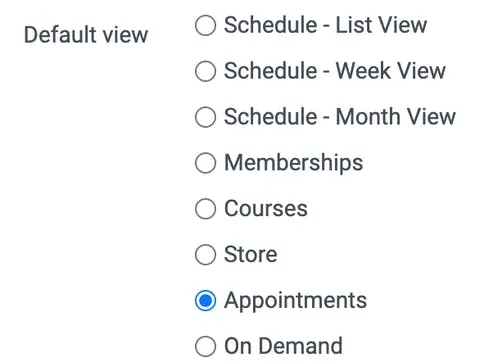 The default view for selecting features.