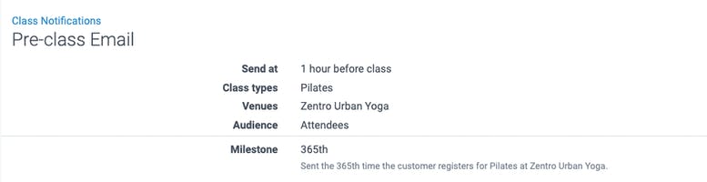 image of a finished milestone email ready to be sent