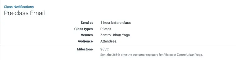 image of a finished milestone email ready to be sent