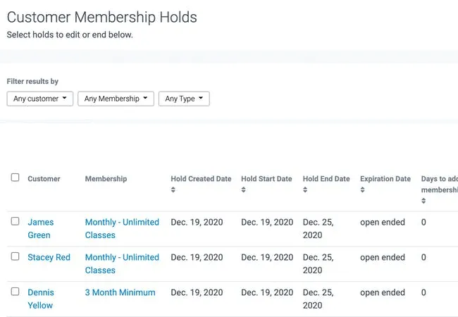 image of customer membership holds window