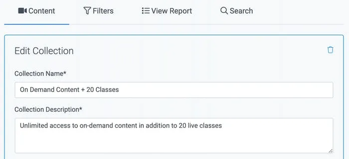 collections in on demand