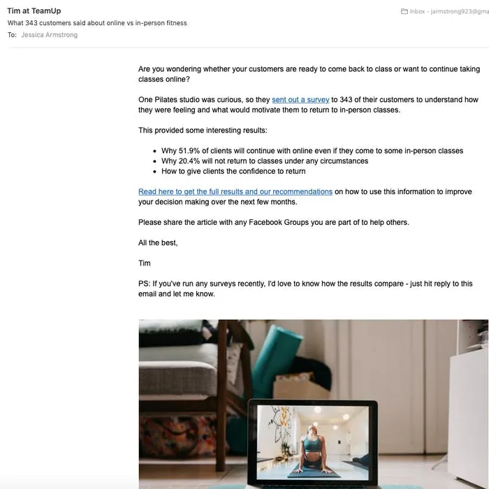 image of teamup newsletter