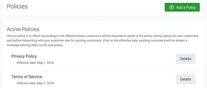 image of TeamUp's GDPR policies
