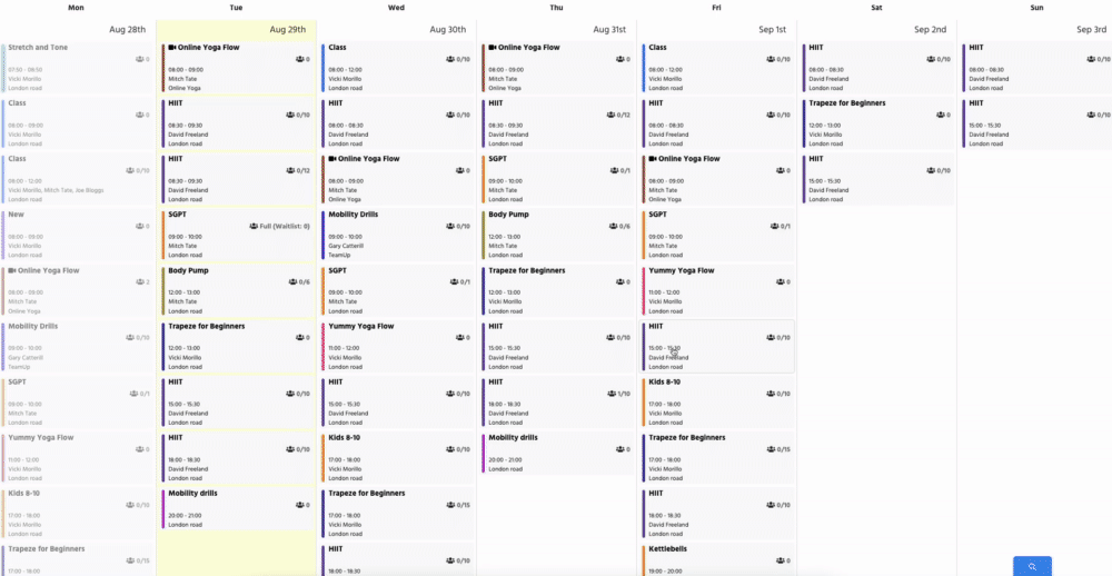 Instantly prevent individual members from booking classes, appointments, and courses with the Block Customer tool