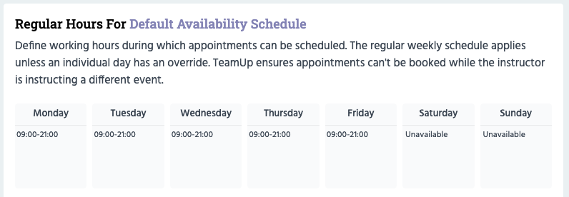 Regular hours default schedule-png