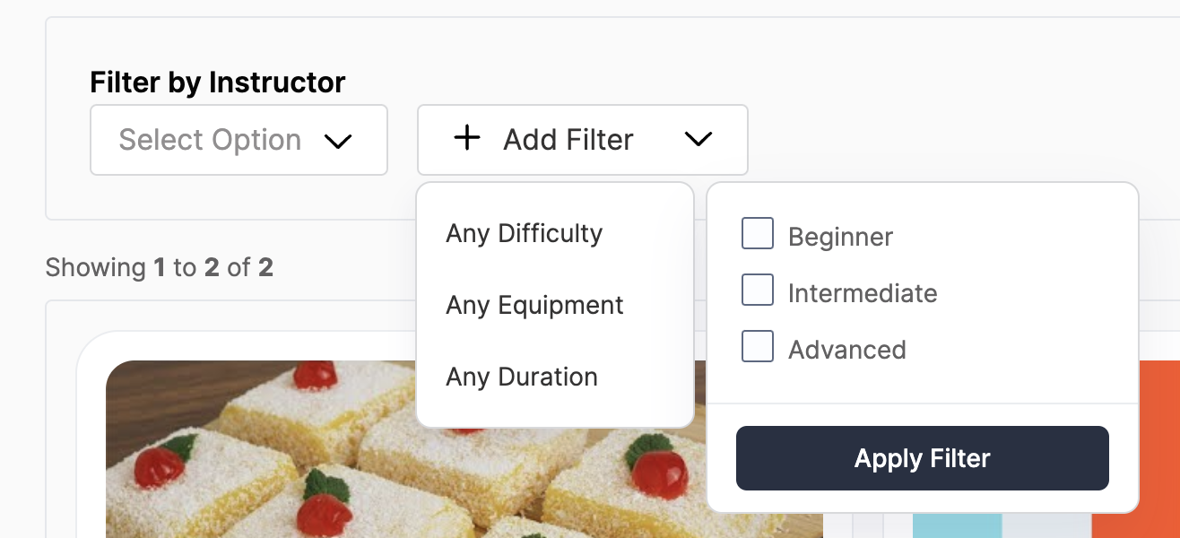 On Demand filters 2