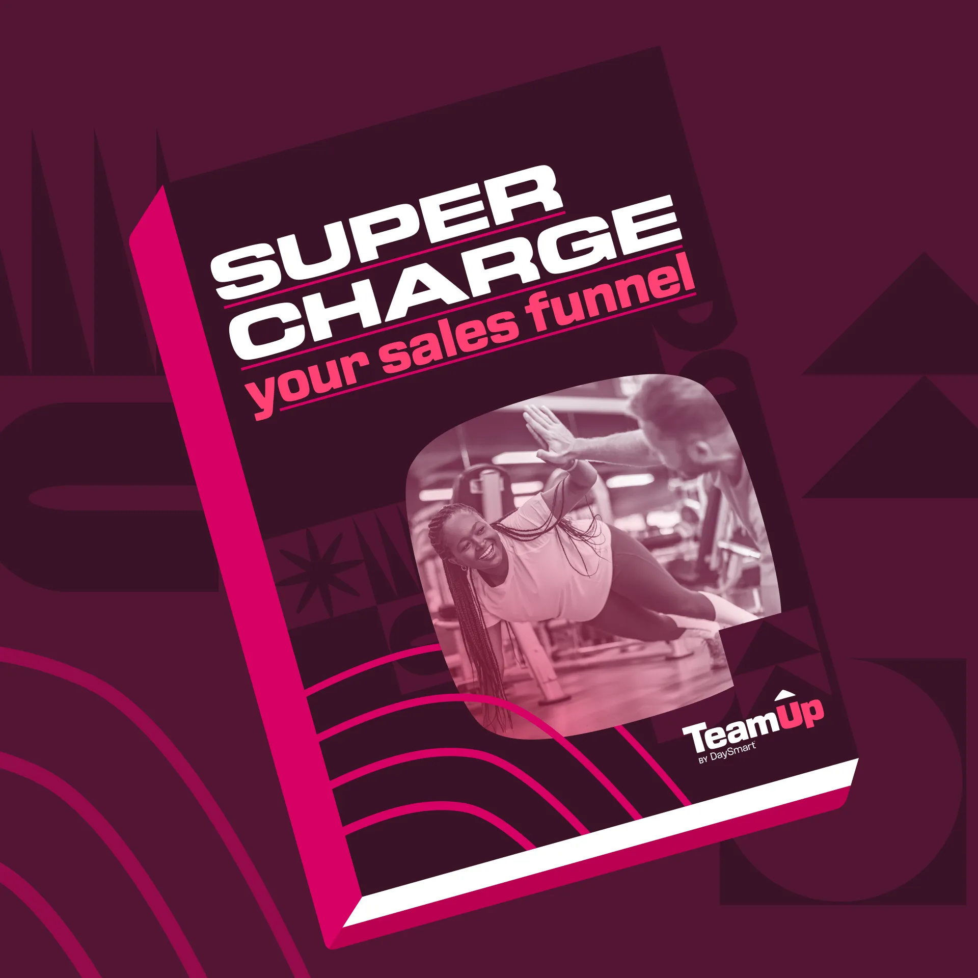 an e-book with teamup branding