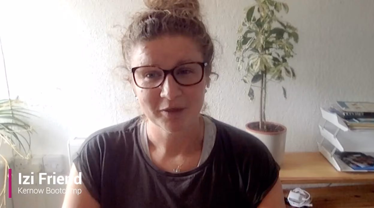 Why TeamUp is meaningful to Izi Friend of Kernow Bootcamp