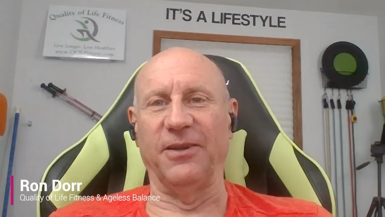 How Ron Dorr uses booking software to deliver online fitness classes to senior customers