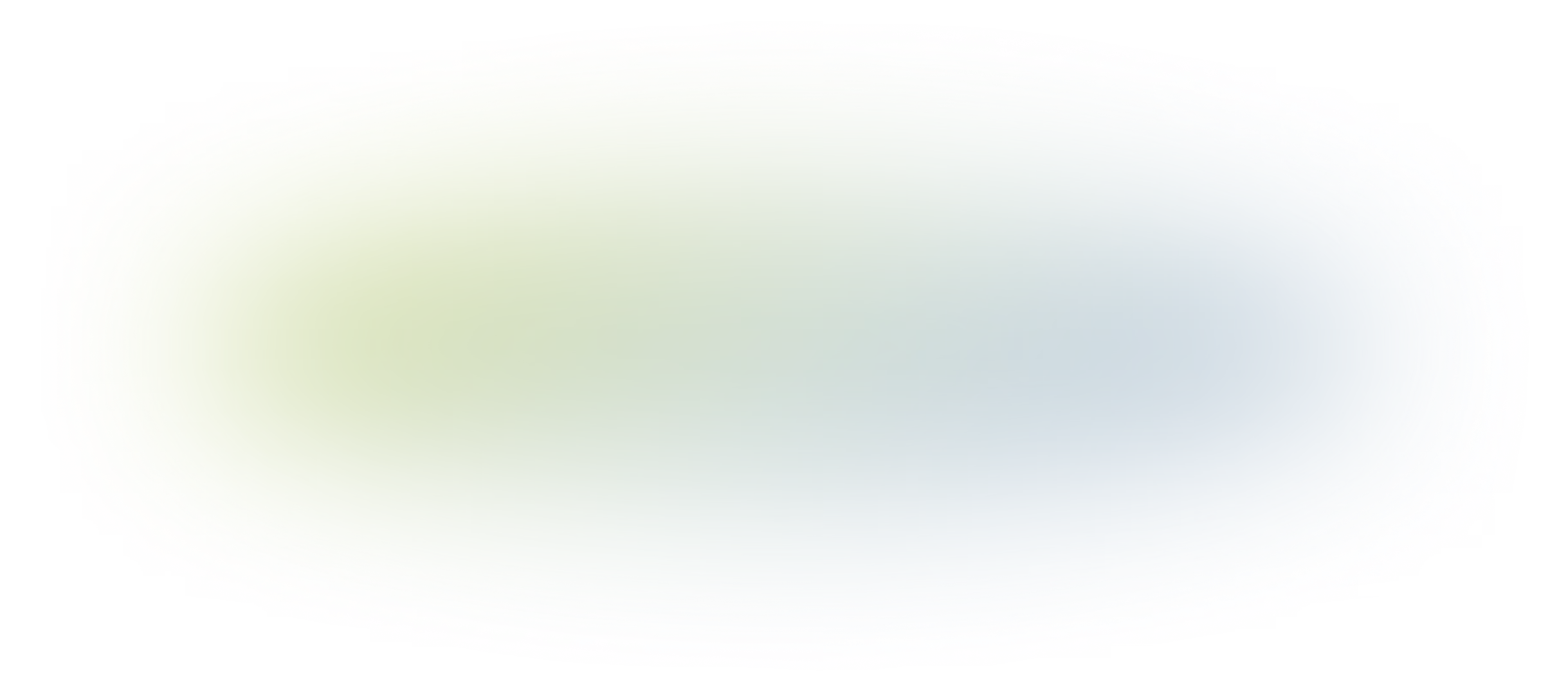 Oval gradient blur transitioning from green on left to blue on right on black background.