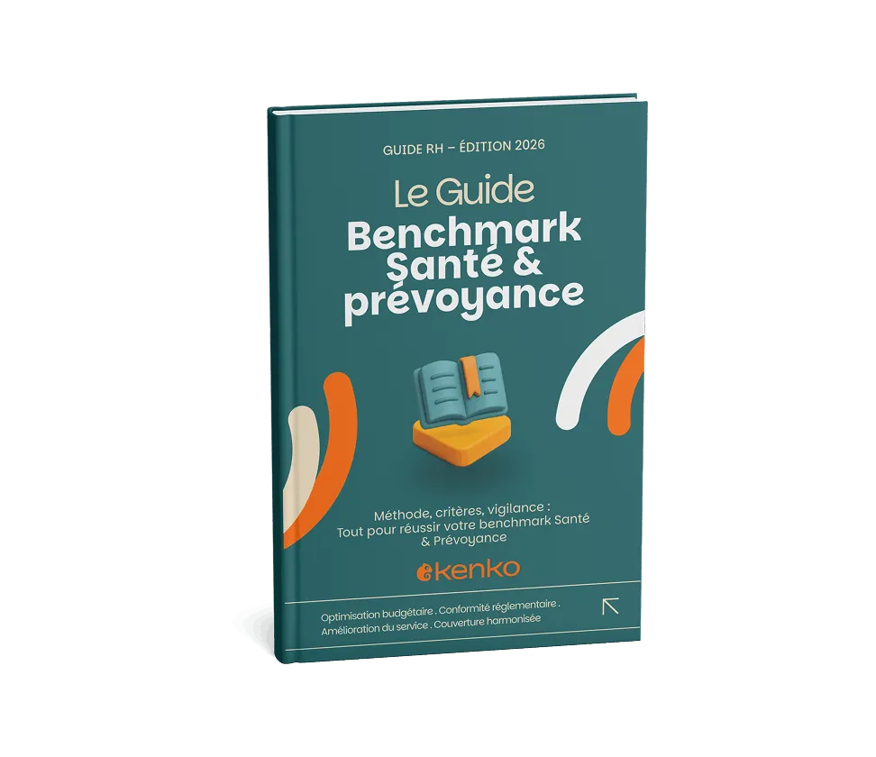Couverture ebook guide benchmark Santé & Prévoyance Kenko