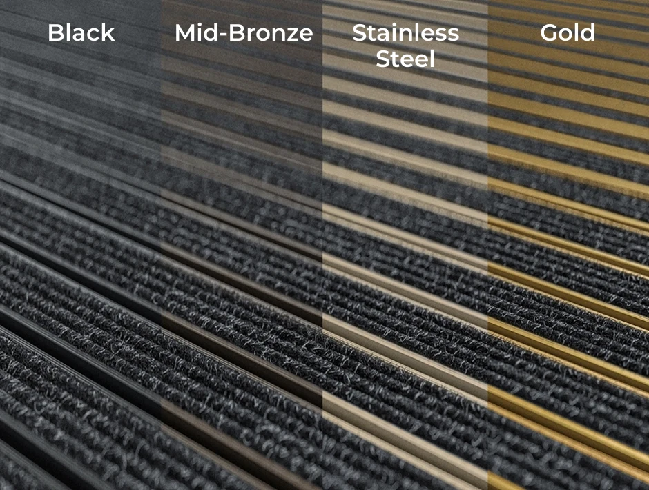 Color-anodized aluminium profiles