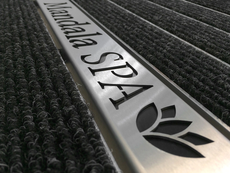 EMCO INOX laser-cut stainless steel inlay