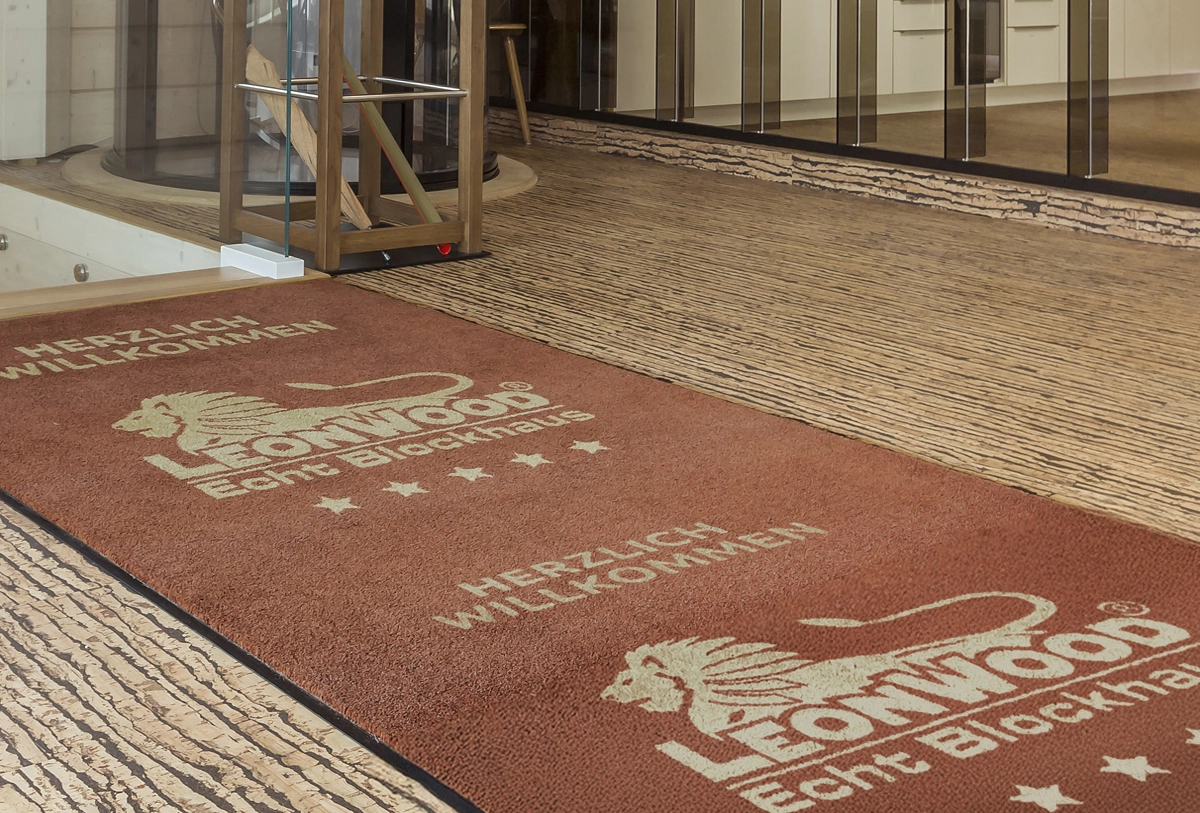 Walk-Off Carpet with custom printed logo