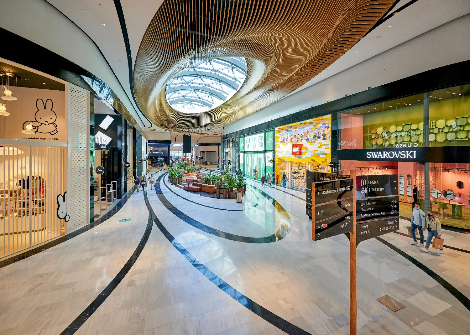 EMCO entrance matting at Westfield Mall of the Netherlands
