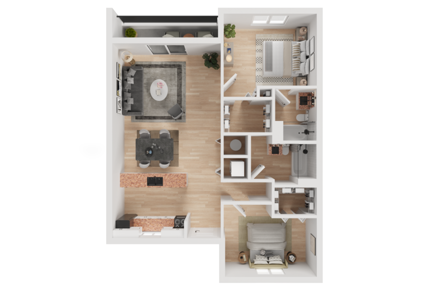 B2 Floor plan layout
