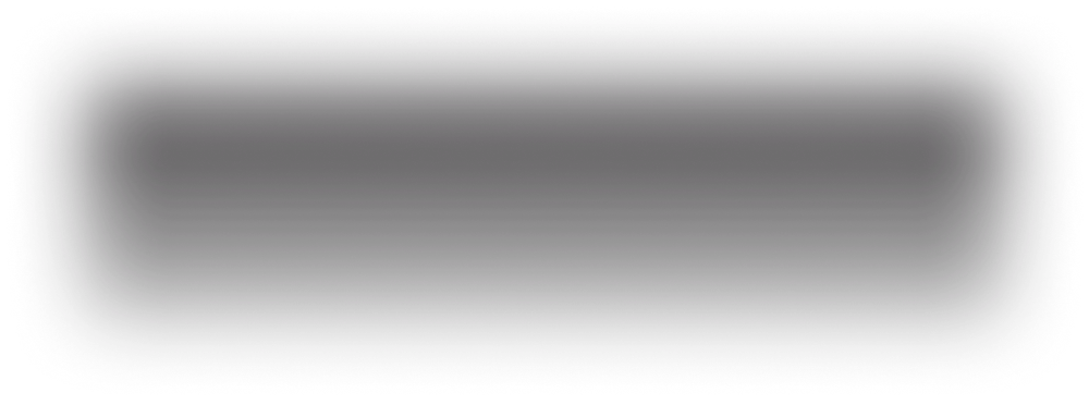 Black rectangle with soft shadow around edges on a transparent background.