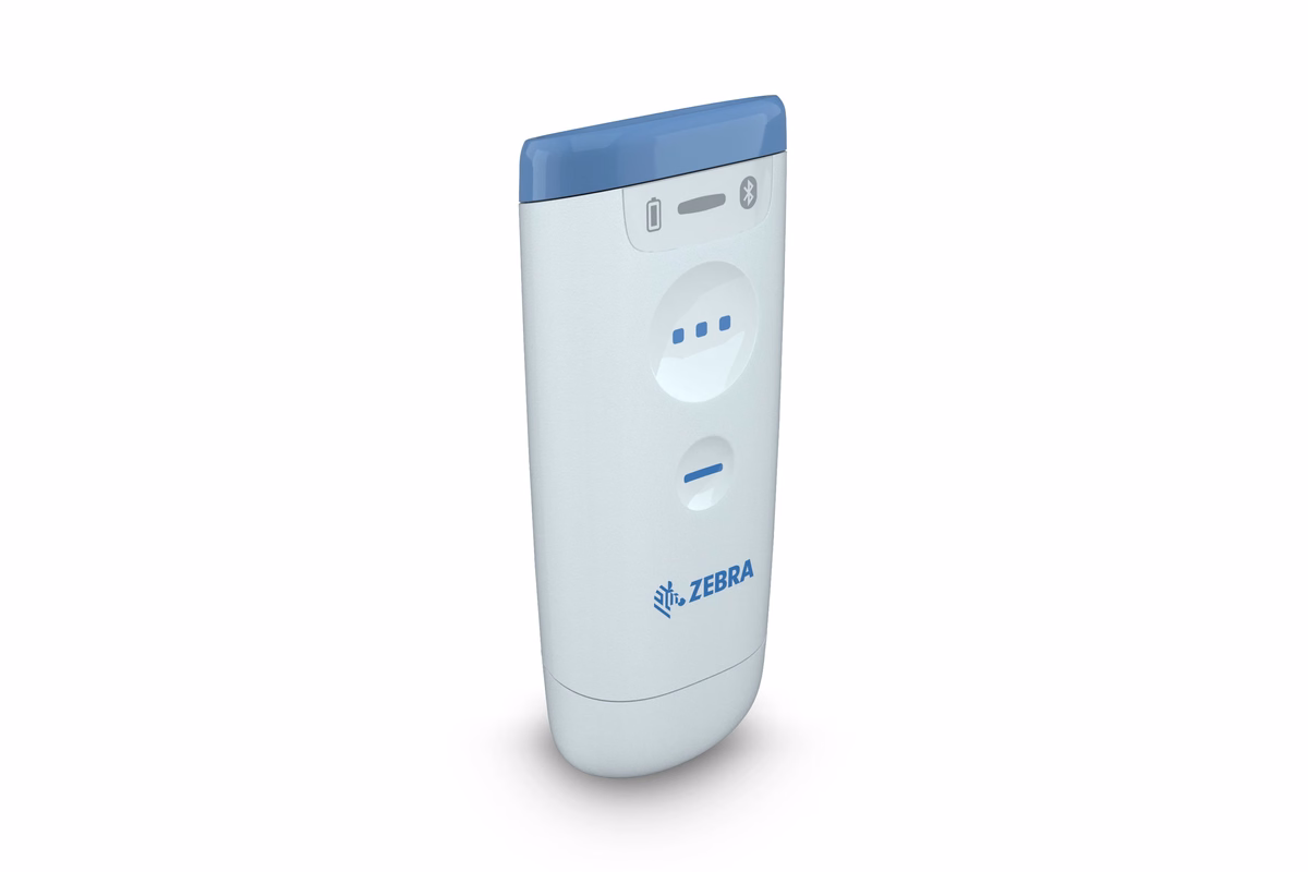 Zebra CS60-HC companion scanner in Healthcare White