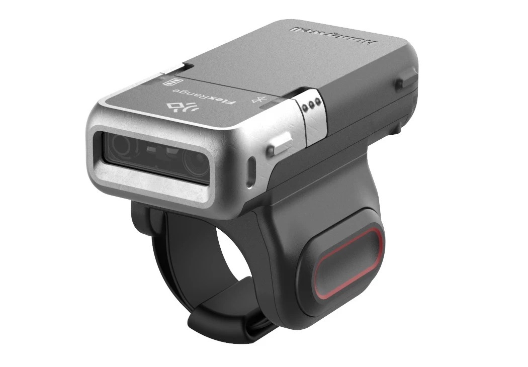 Honeywell 8675i compact Bluetooth ring scanner worn on the finger