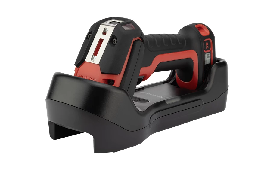 Honeywell Granit Ultra 2105i cordless ultra-rugged scanner on charging base