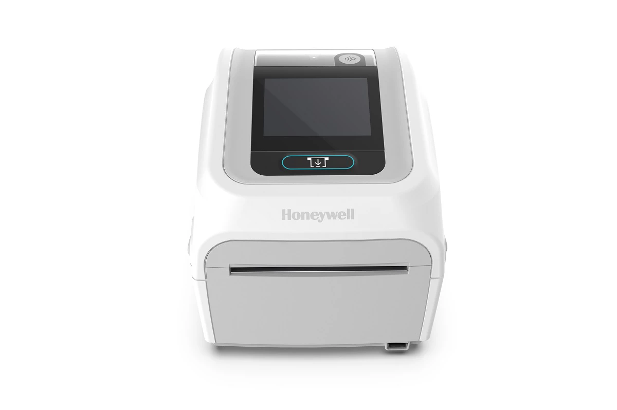 Honeywell PC45D Healthcare desktop printer with disinfectant-ready housing