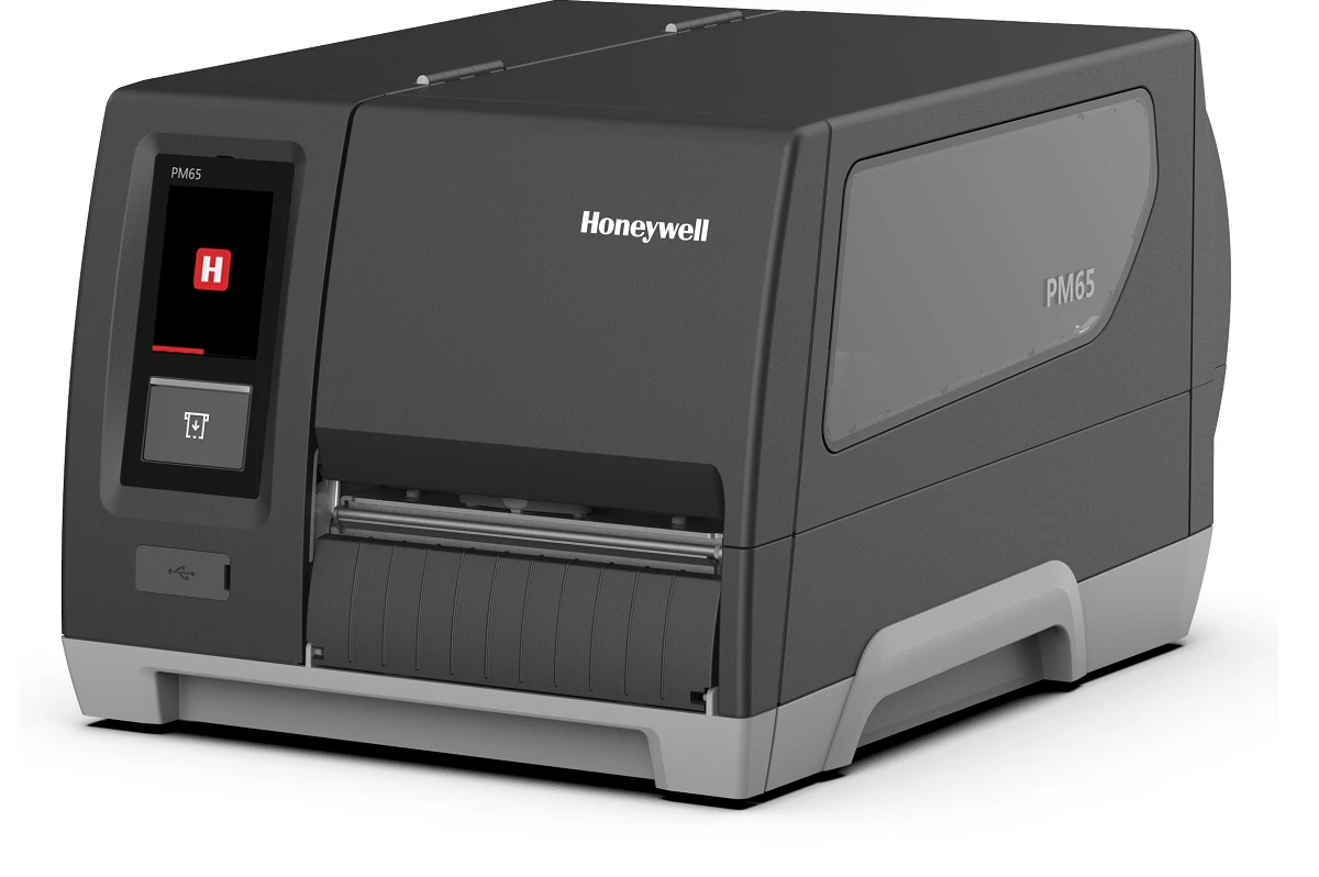 Honeywell PM65 six-inch industrial printer with remote diagnostics