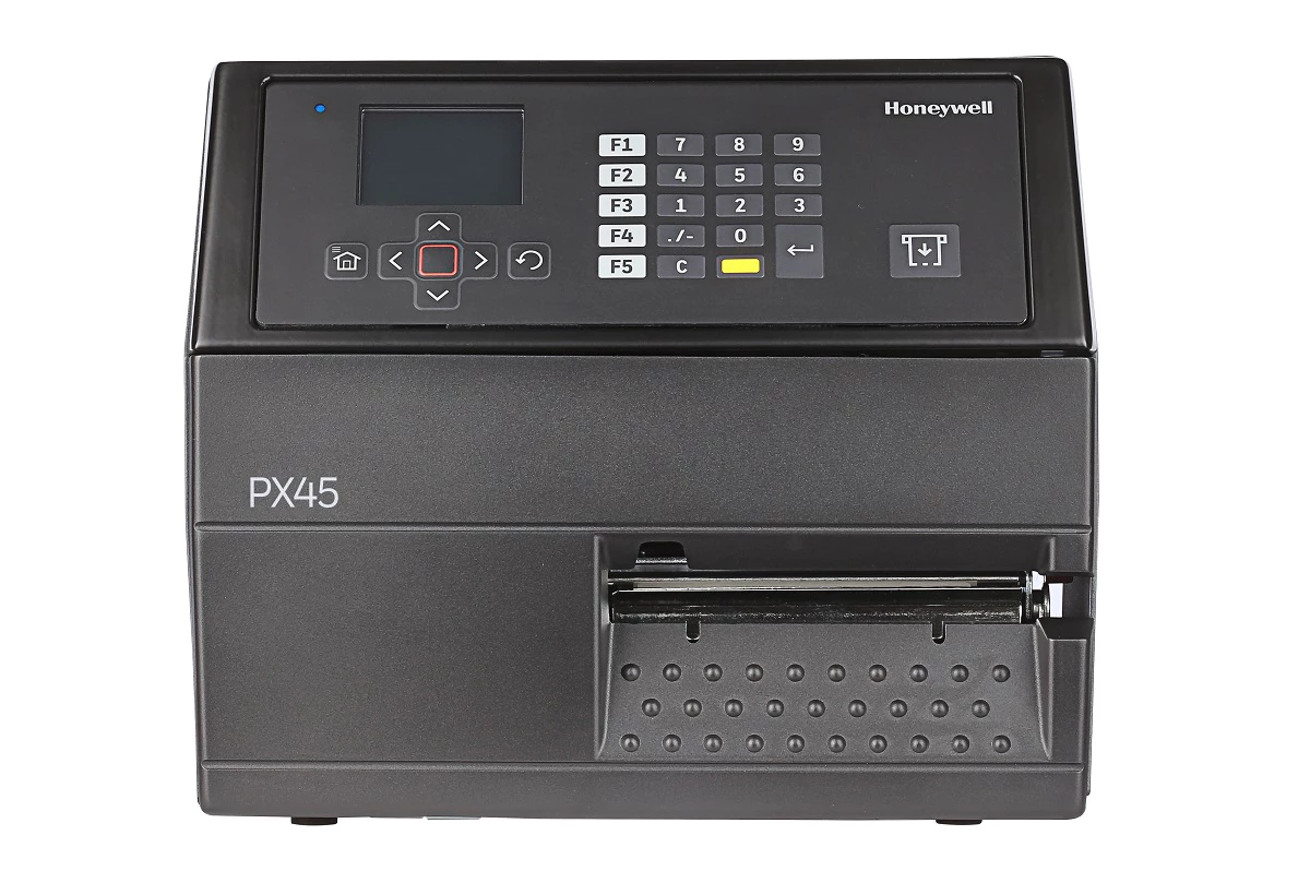 Honeywell PX45 compact all-metal industrial label printer