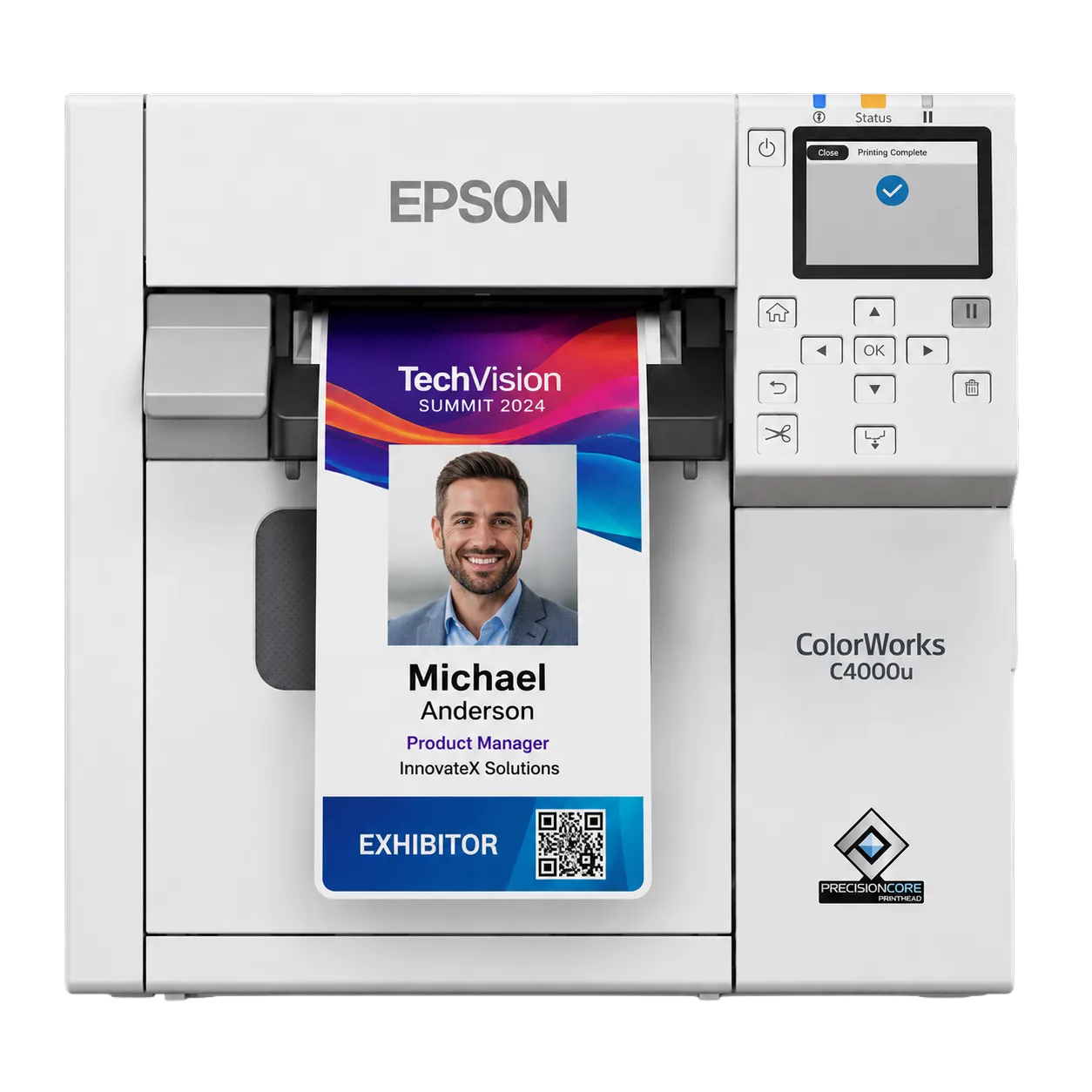 Imprimante d'étiquettes couleur Epson ColorWorks C4000