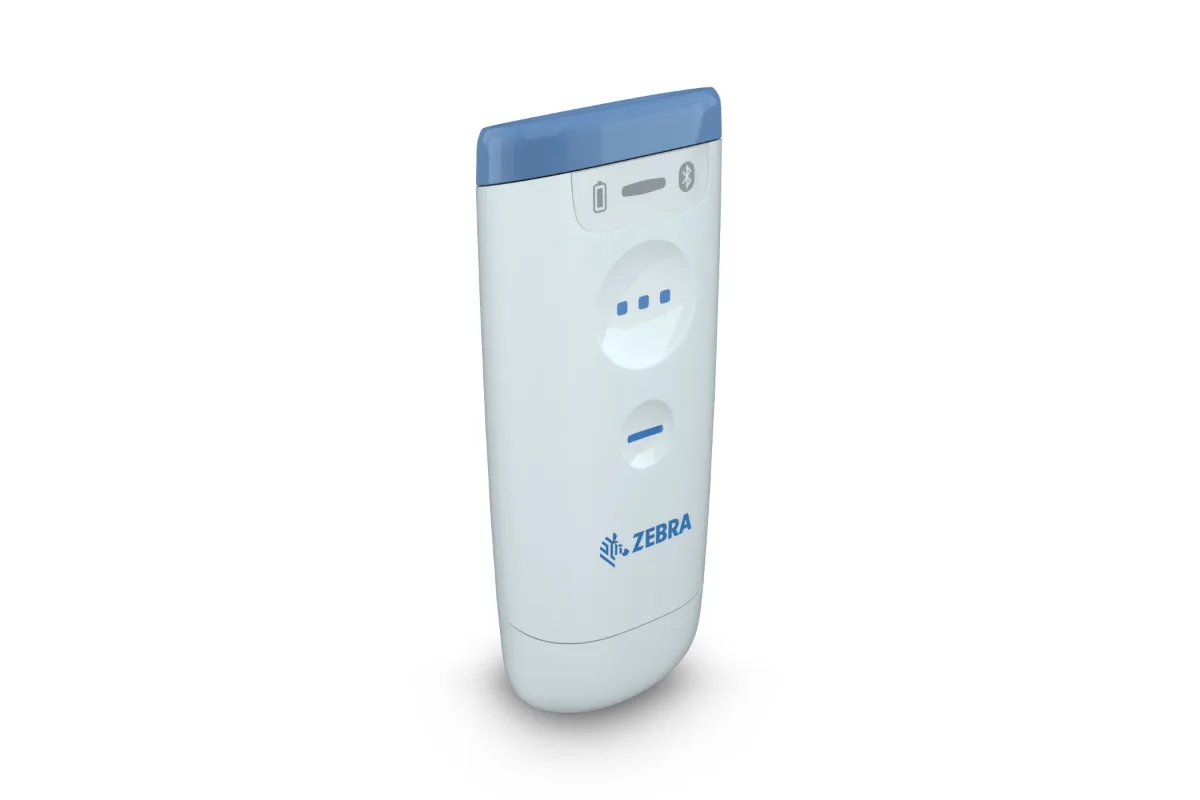 Zebra CS60-HC, a disinfectant ready healthcare barcode scanner for bedside and specimen scanning