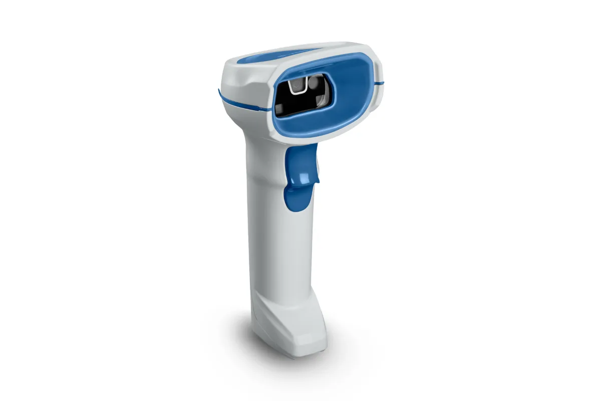 Zebra DS8108-HC, a disinfectant ready healthcare barcode scanner for bedside and specimen scanning