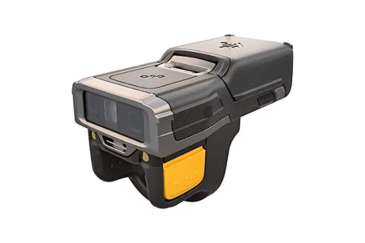 Zebra RS6100 Wearable Scanner, a back of hand wearable scanner for hands free picking