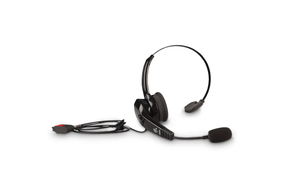 Zebra HS2100 Rugged Headset, a rugged voice headset for hands free picking and voice directed work