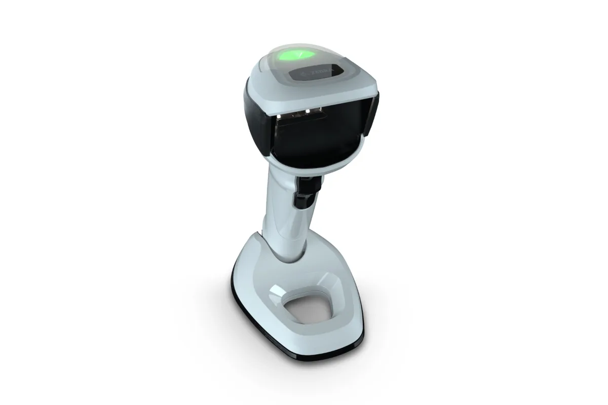 Zebra DS9908-HD, a hands free presentation scanner for counter top and checkout scanning