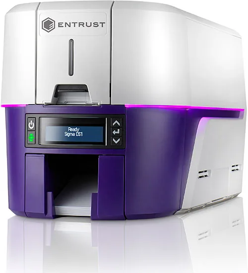 Entrust Sigma DS1 direct to card ID card printer