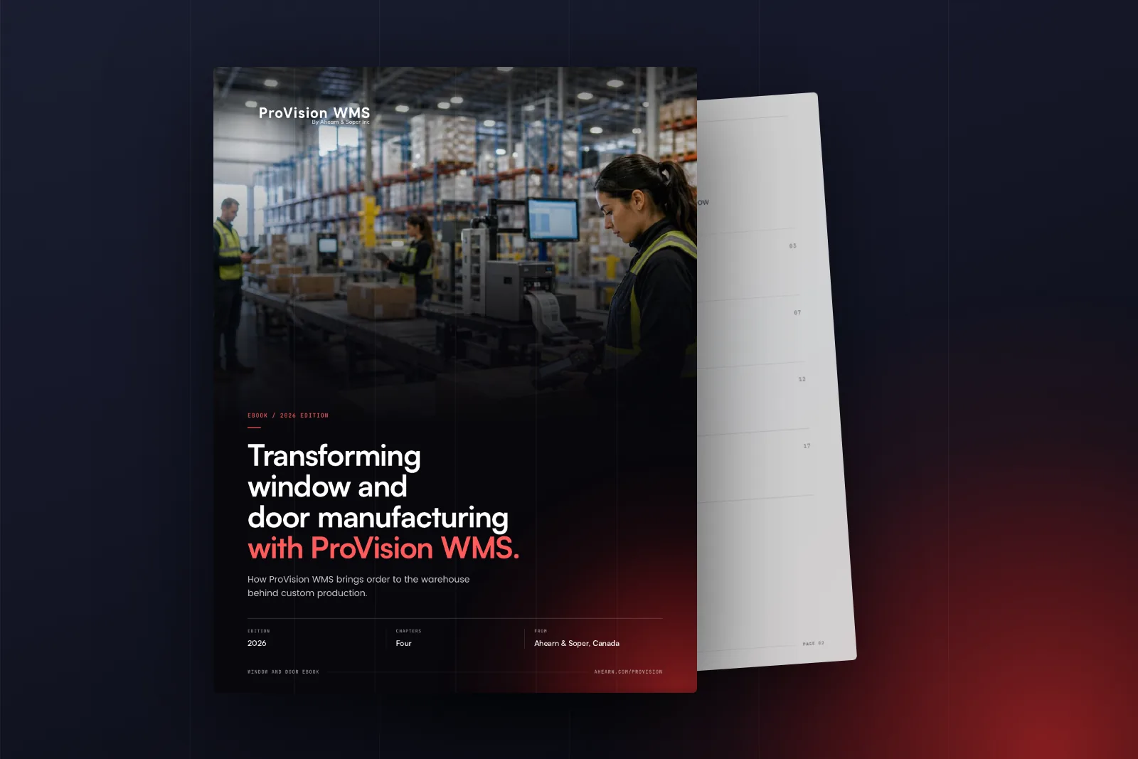 ProVision WMS for window and door manufacturing