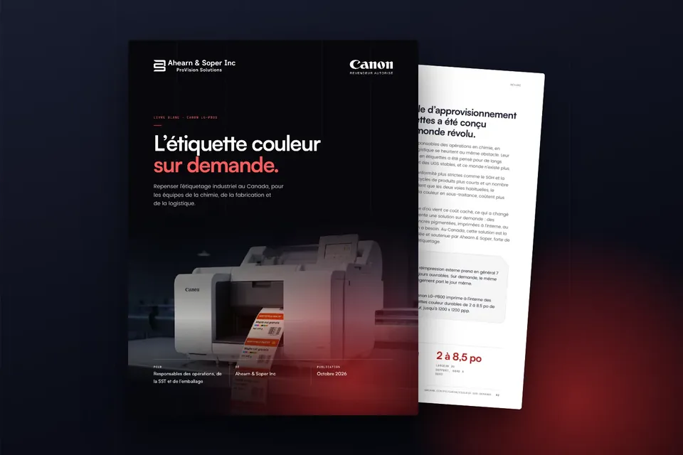 L’étiquette couleur sur demande