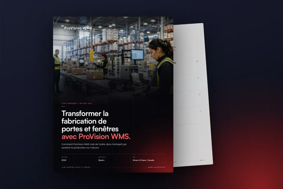 ProVision WMS pour la fabrication de portes et fenêtres