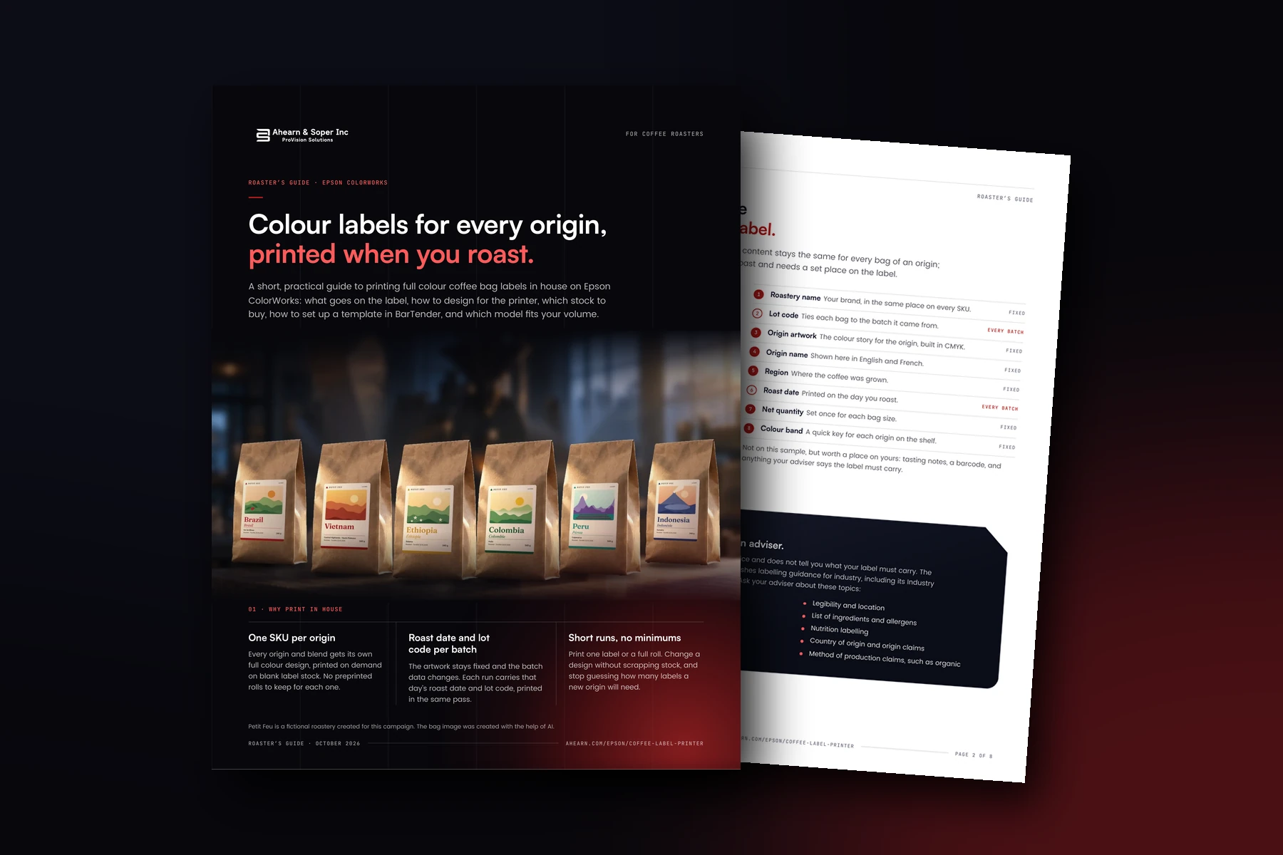 Roaster’s guide to colour labels