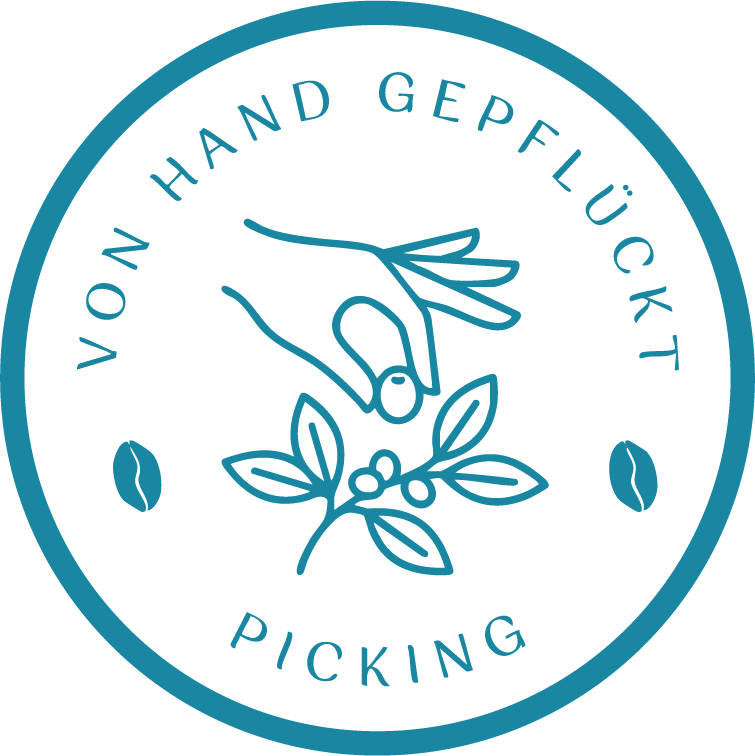Badge "Von Hand gepflückt"